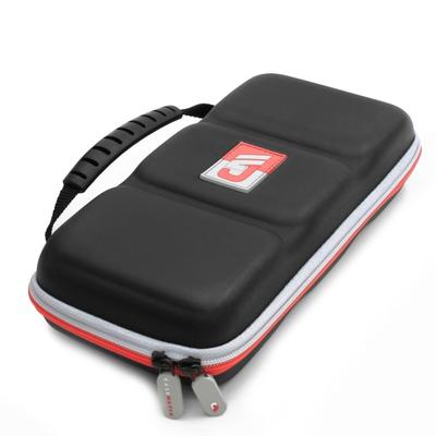 Casematix Heavy Duty Hard Shell Carrying Case, 2-7/8"h X 5"w X 10-1/2"d, Red Gray