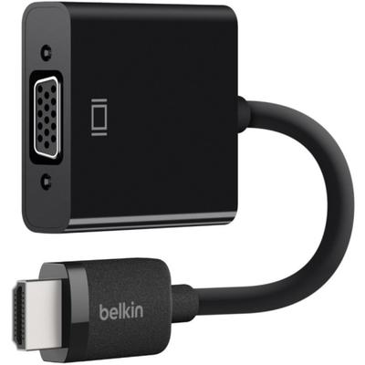 Belkin Hdmi To Vga Video Adapter Converter With Audio - 1920X1080 - Hdmi/usb/vga/mini-Phone A/v Cable For Audio/video Device, Tv, Monitor, Projector
