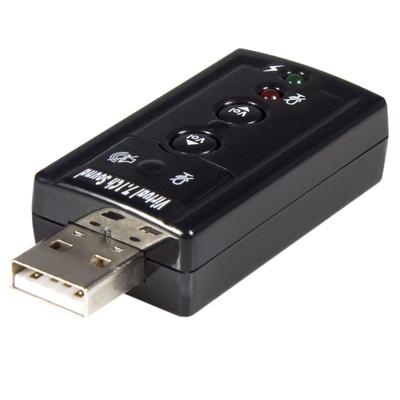 Startech.com Virtual 7.1 Usb Stereo Audio Adapter External Sound Card - Sound Card - Stereo - Usb 2.0 - Icusbaudio7 - Sound Card - Stereo - Usb 2.0