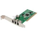 Startech.com 4 Port Pci 1394A Firewire Adapter Card - 3 External 1 Internal Firewire Pci Card For Laptops (Pci1394Mp) - Firewire Adapter - Pci
