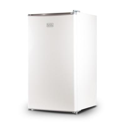 Black+Decker 3.2 Cu. Ftenergy Star Refrigerator With Freezer, White - 3.20 Ft³ - Manual Defrost - Reversible - 219 Kwh Per Year - White