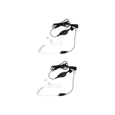 Motorola 1518 Surveillance Earbud Headsets, Black, Pack Of 2 Headsets
