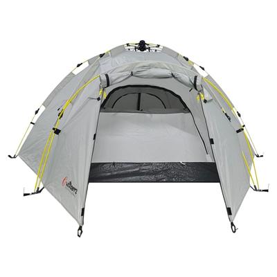 Outdoors Professional Nowata 4 4-Person Pop-Up Dome Camping Tent, 47"h X 114"w X 98"d, Gray