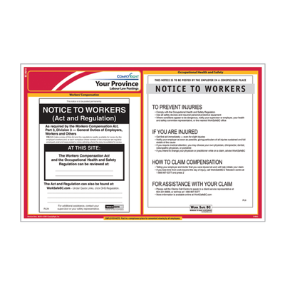 Complyright Canadian Federal And Province Labor Law 1-Year Poster Service, English, Alberta