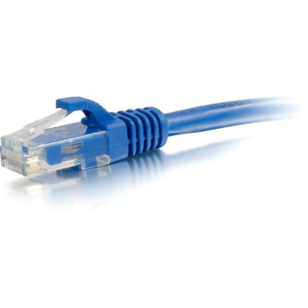 C2G-50 ft Cat5e Snagless Unshielded (UTP) Network Patch Cable - Blue - Category 5e for Network Device - RJ-45 Male - RJ-45 Male - 50 ft - Blue