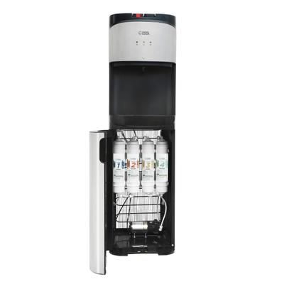 Commercial Cool Ccdc02 Direct Connect Water Dispenser With Ro System, 41-13/16"h X 14-1/8"w X 13-5/16"d, Black