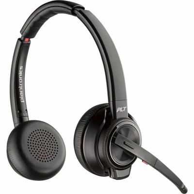 Poly Savi 8220 Uc Dect Usb-A Headset - Stereo - True Wireless - Bluetooth/dect - 450 Ft - 20 Hz - 20 Khz - On-Ear - Binaural - Open - Omni-Directional, Noise Cancelling Microphone