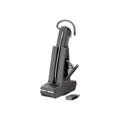 Poly Savi 8245 Uc, Unlimited Talk Time - Standard - Headset - In-Ear - Convertible - Dect 6.0 - Wireless