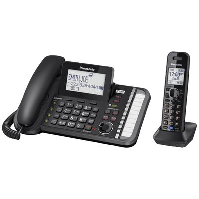 Panasonic Link2Cell Dect 6.0 Conference Phone With 1 Corded And 1 Cordless Handset, Kx-Tg9581