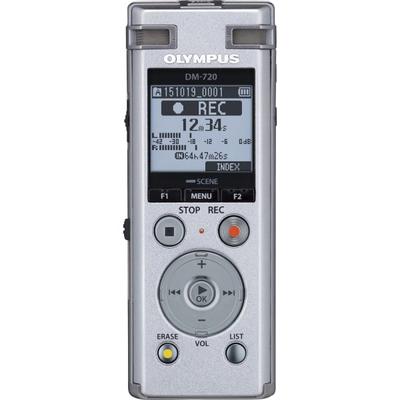 Olympus Dm-720 4Gb Digital Voice Recorder, Silver