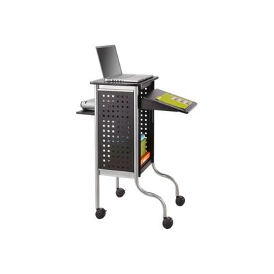 Safco Scoot Presentation Cart - Cart - For Projector / Notebook - Steel - Black