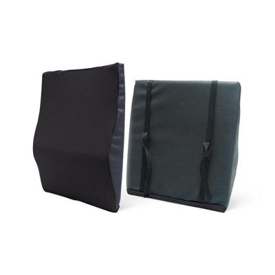 Medline Standard Wheelchair Back Cushion, Lumbar, 16", Black