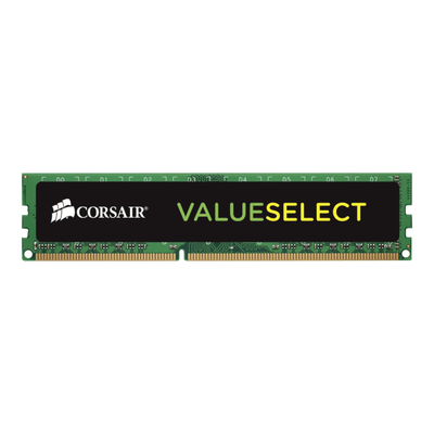 Corsair Valueselect 4Gb Ddr3 Sdram Memory Module - For Desktop Pc - 4 Gb (1 X 4Gb) - Ddr3-1600/pc3-12800 Ddr3 Sdram - 1600 Mhz - Cl11 - 1.50 V - Unbuffered - 240-Pin