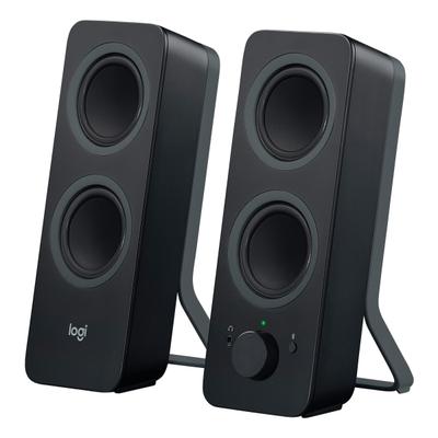 Logitech Z207 Bluetooth Computer Speakers, Black, Pack Of 2