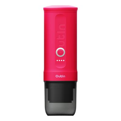 Outin Nano 3-Cup Portable Electric Espresso Machine, Fuchsia Pink