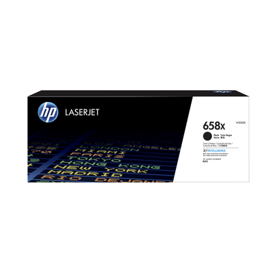 Hp 658X High-Yield Black Toner Cartridge, W2000X