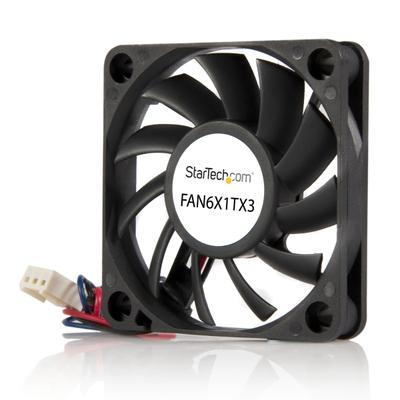 Startech.com Replacement 60Mm Ball Bearing Cpu Case Fan - Tx3 Connector - System Fan Kit - 60 Mm - Add Additional Chassis Cooling With A 60Mm Ball Bearing Fan - Pc Fan - Computer Case Fan - 60Mm Fan