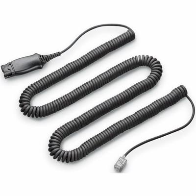 Poly His Adapter Cable - Headset Cable - Quick Disconnect Male - Coiled - For Avaya 96Xx; Definity 9631; One-X Deskphone Edition 96Xx