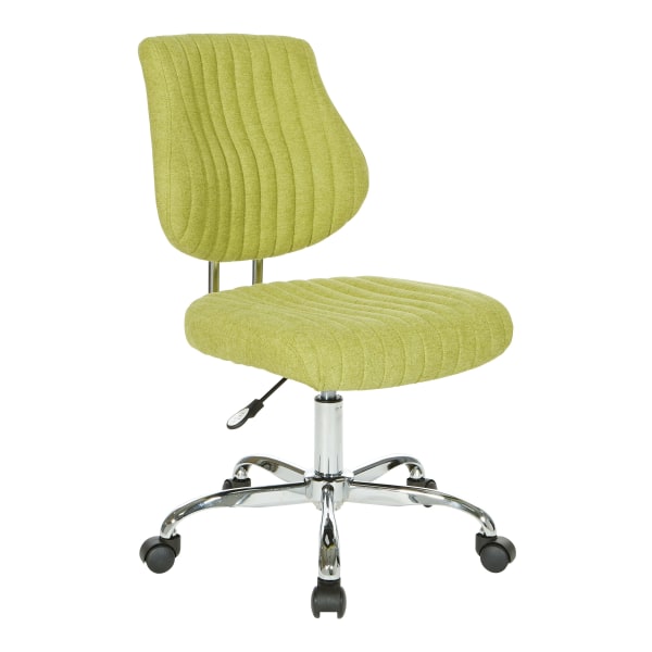 Office Star Sunnydale Fabric Mid-Back Office Chair, Basil
