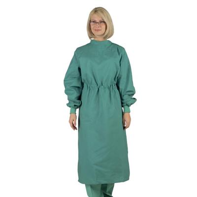 Medline Tunnel Belt Surgeon's Gown, Small, Jade Green