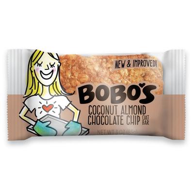 Bobo's Oat Bars, Coconut Almond Chocolate Chip, 3.5 Oz, Box Of 12 Bars