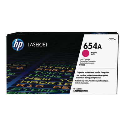 Hp 654A Magenta Toner Cartridge, Cf333A