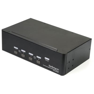 Startech.com 4 Port Dual Displayport Kvm Switch - Displayport 1.2 Kvm - 4K 60Hz