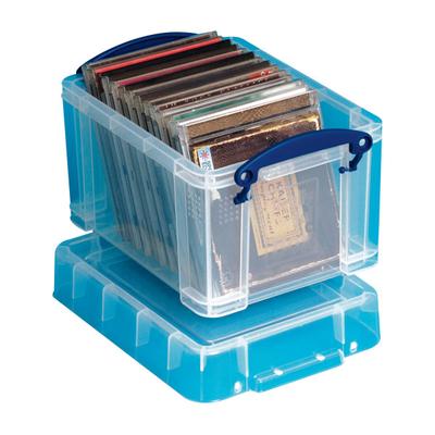 Really Useful Boxes Really Useful Box Plastic Storage Container, 3.0 Liters, Clear