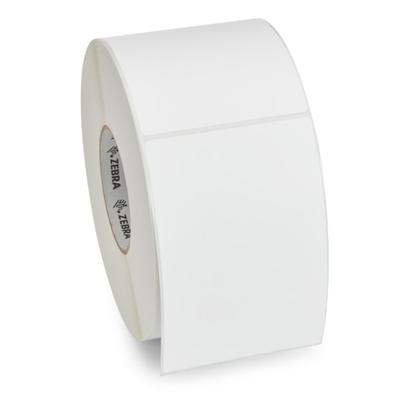 Zebra Technologies Z-Perform 1500T Thermal Transfer Rectangular Barcode Labels, 4" X 6" Label On 3" Core, Roll Of 1,000 Labels, Pack Of 4 Rolls