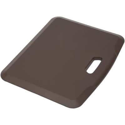 Mount-It! Portable Anti-Fatigue Floor Mat, Rubberized Gel Foam, 18" X 22", Brown