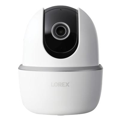 Lorex Qhd Indoor Wi-Fi Smart Pan-And-Tilt Security Camera With Person Detection, 4.2"h X 3.9"w X 3.9"d, White