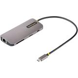 Startech.com Usb C Multiport Adapter, 4K 60Hz Hdmi Hdr10 Video, 3 Port 5Gbps Usb 3.2 Hub, 100W Power Delivery, Gbe, Sd/microsd, Mini Dock