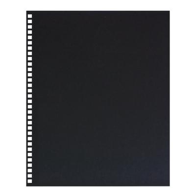 Gbc Proclick 30% Recycled Prepunched Regency Covers, Black, Pack Of 25