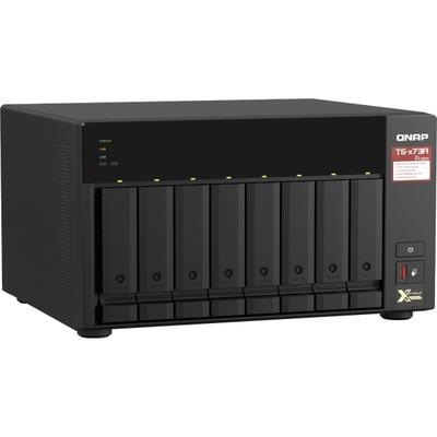 Qnap Ts-873A-8G Nas Storage System - Amd Ryzen V1500B Quad-Core 2.20 Ghz - 8 X Hdd Supported - 0 X Hdd Installed - 8 X Ssd Supported - 0 X Ssd Installed - 8 Gb Ram Ddr4 Sdram