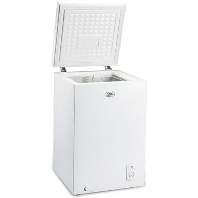 Black+Decker 3.5-Cubic-Foot Chest Freezer - 3.50 Ft³ - 3.50 Ft³ Net Freezer Capacity - White