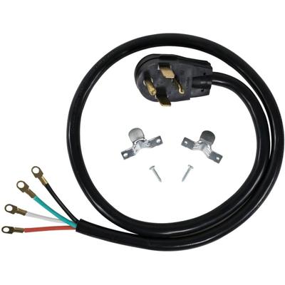Certified Appliance Accessories 4-Wire Eyelet 30-Amp Dryer Cord - For Dryer - 250 V Ac / 30 A - 4 Ft Cord - 4-Wire / Right-Angle Plug