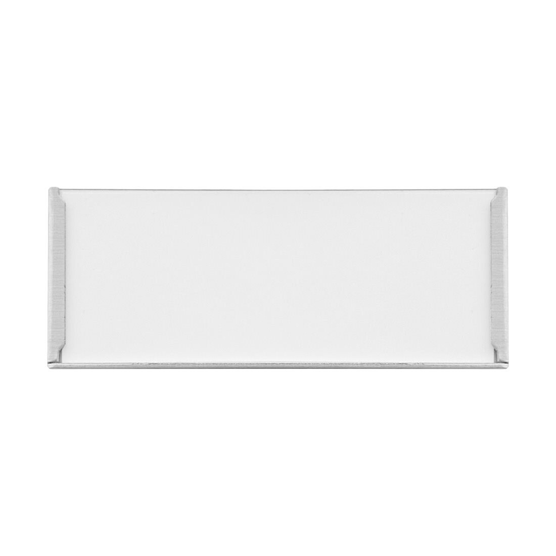CombiCraft Etikettenhalter Kunststoff selbstklebend 75x30mm in Silber - pro 25 Stück Image