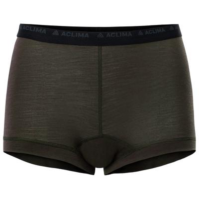 Aclima - Women's LW Hipster - Merinounterwäsche Gr XL schwarz/oliv Image