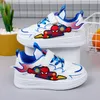 Turnschuhe für Mädchen 2023, neue Kinder-Leder-Casual-Turnschuhe, mittlere und große Spider-Man-Cartoon-Schuhe für Jungen-Turnschuhe