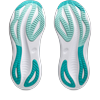 Laufschuh ASICS "GEL-NIMBUS 27", Gr. 45, wave teal, saxon grün, Textil, sportlich, Schuhe