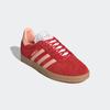 Sneaker ADIDAS ORIGINALS "GAZELLE", Gr. 38,5, rot (better scarlet, glow pink, gold metallic), Leder, Synthetik, sportlich, Schuhe Sneaker low Retrosneaker Skaterschuh