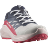 Trailrunningschuh SALOMON "ALPHAGLIDE GTX W", Gr. 38,5, lunar rock, blau nights, rouge rot, Synthetik, Textil, sportlich, Schuhe, wasserdicht