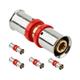 Suinga - Set di 5 Manicotto multistrato per tubo multistrato da 20 mm, da utilizzare con macchina
