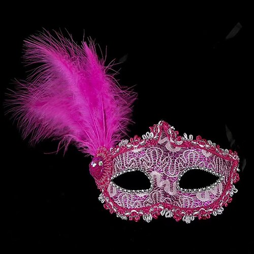 Carnevale 2026 Maschera di Carnevale Carnevale Maschera Oggetti di scena di Halloween Mezzo Volto Adulti Per donna Carnevale martedì grasso Feste Performance Mascherata Costume di Carnevale facile