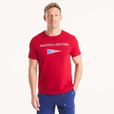 Nautica Men's 1983 Graphic T-Shirt 675 (Nautica Red), 3XL