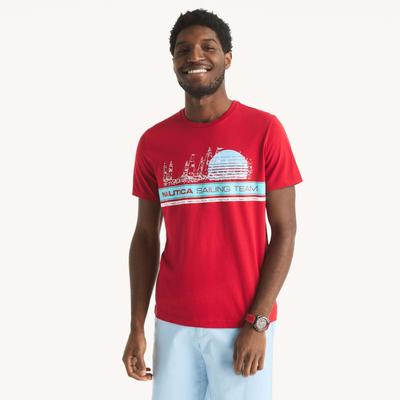 Nautica Men's Sailing Team Graphic T-Shirt Nautica Red, XXL