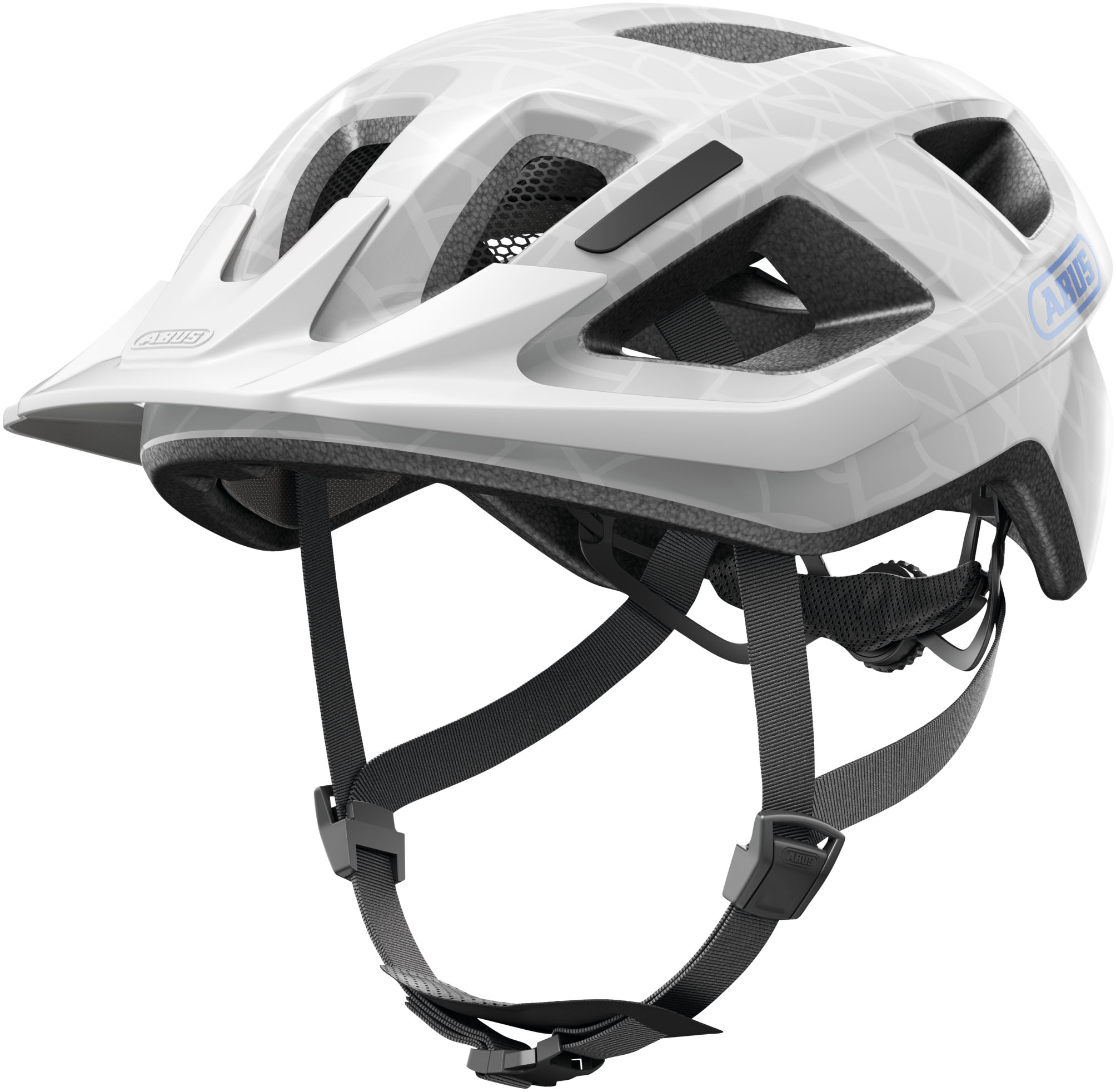Fahrradhelm ABUS "Aduro 3.0 LED" Gr. M, weiß (weiß (weiß art)), Helme, M Image