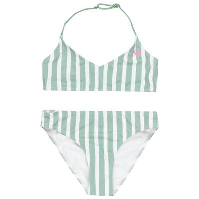 Roxy - Girl's Bico Active Triangle Bra Set - Bikini Gr 8 Years weiß/grau Image