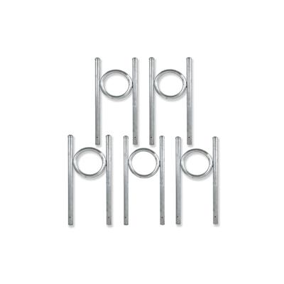 Baumarktplus 5 x Fahrradanlehnbügel 116,5 x 52,5 cm Stahl feuerverzinkt Ø 50 mm Einbetonieren Fahrradständer Parker Typ O Image