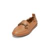 Loafer MARC O'POLO "mit Trensen-Schnalle", Damen, Gr. 40, braun (cognac), Obermaterial: 100% Leder (Rind), unifarben, Schuhe